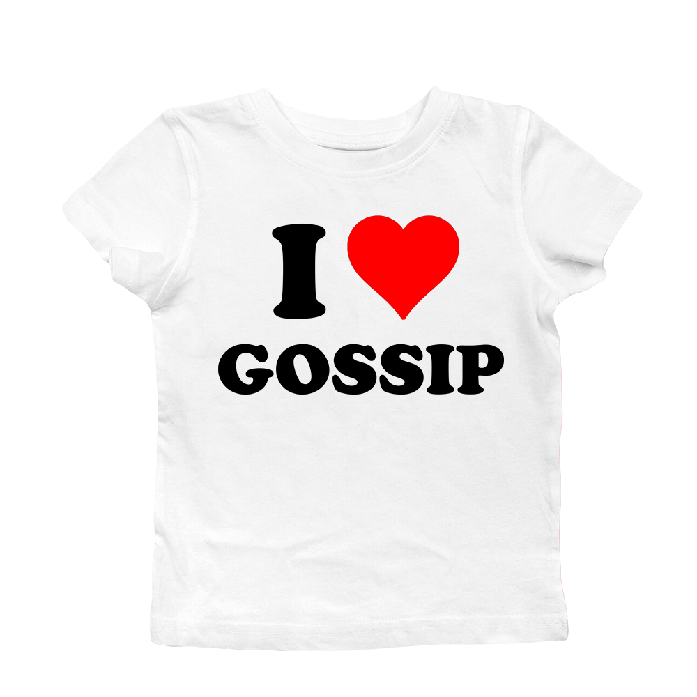 I LOVE GOSSIP BABY TEE