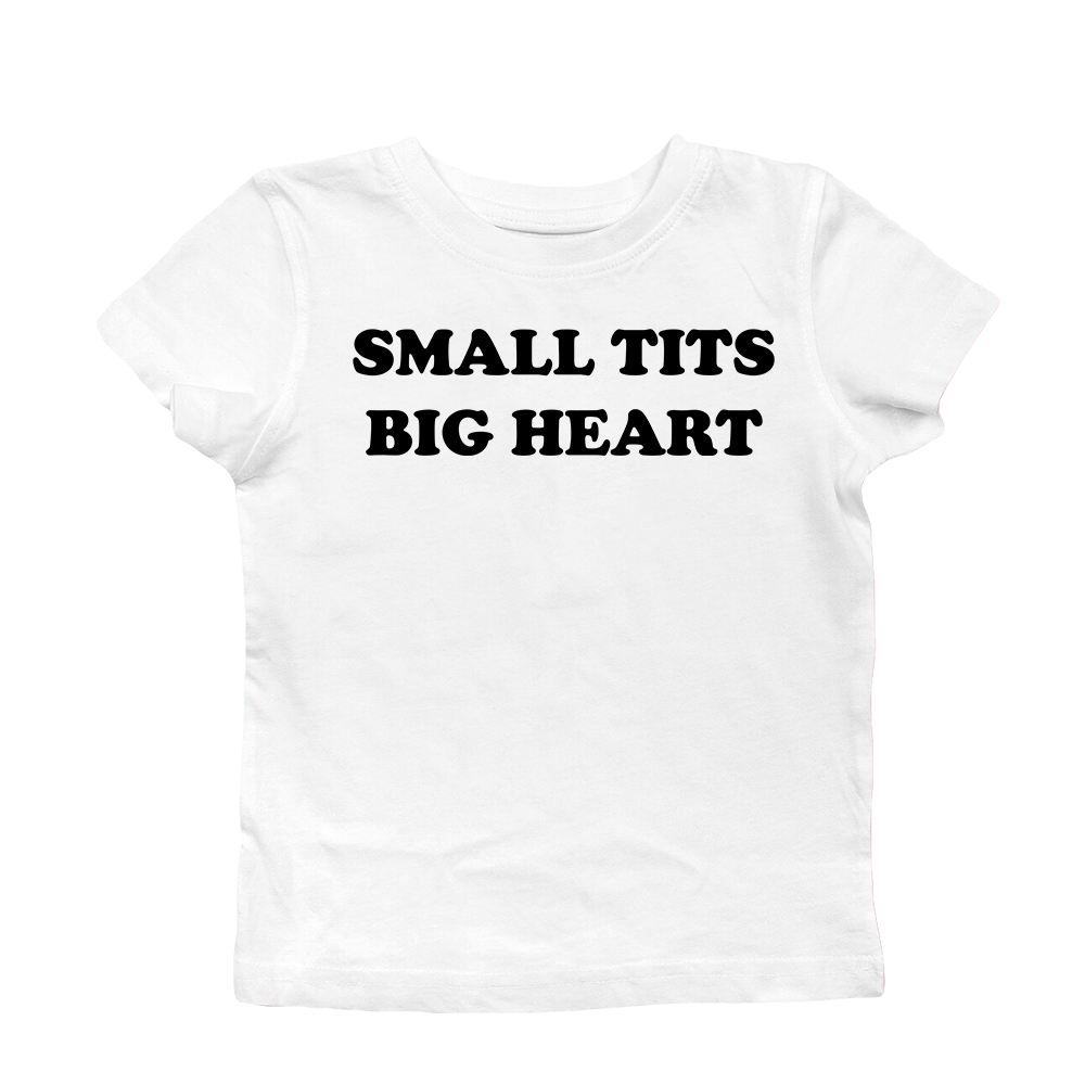 SMALL TITS BIG HEART BABY TEE