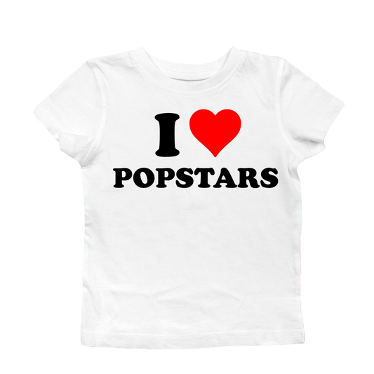 I LOVE POPSTARS BABY TEE